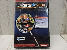 Microsoft Encarta 2004 Reference Library Encyclopedia Deluxe 5 CDs No Disk 1 for sale  Shipping to South Africa