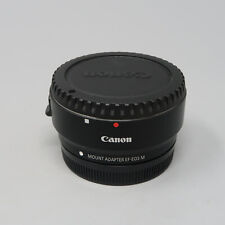 Adaptador de montaje Canon EF-EOS M para lentes EF a cámaras EF-M EOS M, usado segunda mano  Embacar hacia Argentina