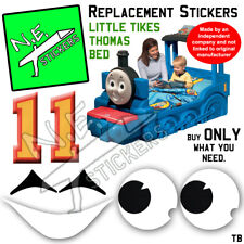 Replacement stickers SIZED TO FIT Little Tikes Thomas the Tank Engine Bed, used for sale  Shipping to South Africa