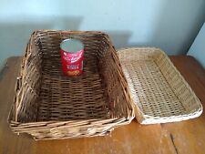 Wicker baskets trays for sale  UK
