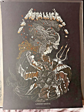 Metallica - London 2017 Pop Up Shop Poster -  Ltd. Ed. of 400 - Richey Beckett, used for sale  Shipping to South Africa