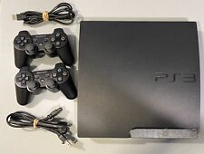 Auténtica consola PlayStation 3 PS3 Slim 500 GB 2 controladores  segunda mano  Embacar hacia Argentina