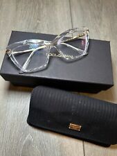 Dolce & Gabbana Crystal Clear Prism Cat eye Eyeglasses for sale  Shipping to South Africa