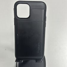 Funda Spigen Slim Armor CS iPhone 12/iPhone 12 Pro, soporte para tarjetas, negra, buena segunda mano  Embacar hacia Argentina