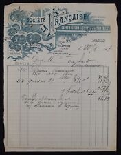 Invoice paris 1907 d'occasion  Expédié en Belgium