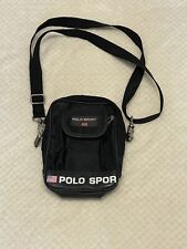 polo sport ralph lauren black crossbody bag for sale  Shipping to South Africa