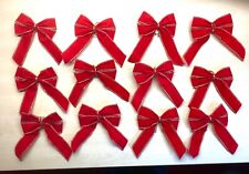 Red bows decorating for sale  PONTYCLUN