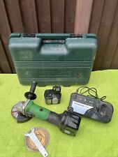 HITACHI G 14DL 14.4v CORDLESS ANGLE GRINDER 2 X Batteries Charger & Case for sale  Shipping to South Africa
