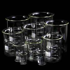 Copo de vidro borossilicato de laboratório 5 ml - 3000 ml copos químicos com alça, usado comprar usado  Enviando para Brazil