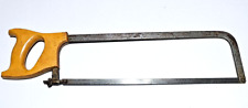 Vintage 27" Long Butchers Meat Cut Bone Saw Wooden Handle 19 1/2" Hacksaw Blade, used for sale  Shipping to South Africa