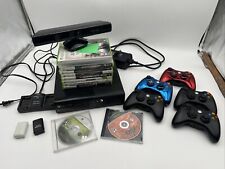 Paquete de consola Xbox 360 E 250 GB con Kinect, 5 controladores, alimentación, 12 juegos. FUNCIONA segunda mano  Embacar hacia Argentina