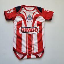 Camiseta deportiva de fútbol bebé Guadalajara roja, fútbol retro chivas camiseta bebé segunda mano  Embacar hacia Argentina