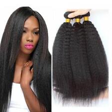 7A Kinky Straight Hair Virgin Hair Brazilian 100% Human Hair Extensions Weaves for sale  Shipping to South Africa