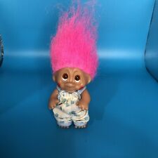 Boneca troll Tiny Ones 3" vintage Norfin Dam cabelo rosa longo 1985 bochechas rosadas vermelhas comprar usado  Enviando para Brazil