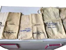 vintage canvas bank bag for sale  Salina