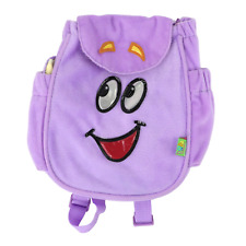 Bolso de Mano Nickelodeon Purple Dora The Explorer Mr. Face de Peluche 10" con Mapa, usado segunda mano  Embacar hacia Argentina