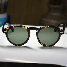 Óculos de sol retrô acetato John Lennon masculino tartaruga lente polarizada verde comprar usado  Enviando para Brazil