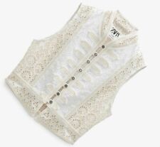 Zara embroidered cutwork for sale  GUILDFORD