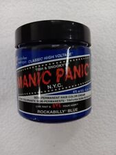 Tintura de cabelo Manic Panic cor de cabelo semipermanente 4 oz (azul Rockabilly) comprar usado  Enviando para Brazil