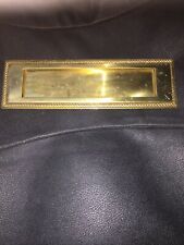 Vintage brass letterbox for sale  MILTON KEYNES