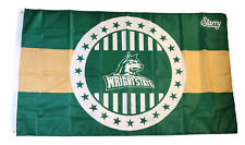 Bandera Wright State University/Starry Banner verde dorado blanco 3'X5' segunda mano  Embacar hacia Argentina