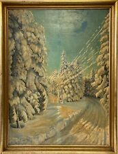 ölbild impressionist winterla gebraucht kaufen  Graal-Müritz, Seeheilbad