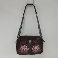 Kurt Geiger Beaded Shoulder Bag Women Black Pink Designer RMF06-VM for sale  Shipping to South Africa