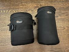 LowePro Lens Case Set (2 PCS), used for sale  Shipping to South Africa