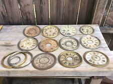 Assorted lot of American Kitchen Shelf / Mantel Clock Dials, Parts for sale  Shipping to Canada