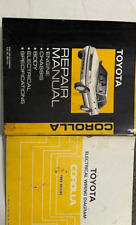 1989 TOYOTA COROLLA Serviço Oficina de Reparação Conjunto Manual W EWD comprar usado  Enviando para Brazil