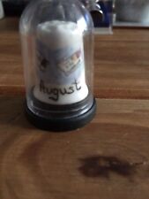 Vintage Thimble August in display dome for sale  CLACTON-ON-SEA