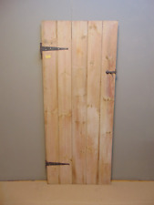 Porta de madeira recuperada pinho 68 3/4" x 29" borda de prancha ref 383D comprar usado  Enviando para Brazil