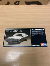 Vauxhall royale accessories for sale  NEWCASTLE UPON TYNE