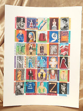 Alphabet fashion print for sale  Media