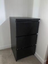 Chest drawers black for sale  LONDON