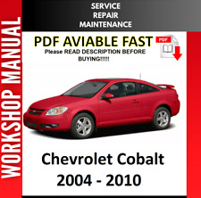 Chevrolet Cobalt 2004 2005 2006 2007 2008 2009 servicio manual taller de reparación segunda mano  Embacar hacia Argentina