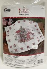 Used, BUCILLA HOLLY HOBBIE CHRISTMAS HOMESPUN HOLIDAY STAMPED LAP QUILT KIT OPEN NEW? for sale  Valparaiso