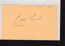 George cole autograph for sale  SHEFFIELD