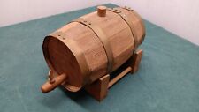 oak wood small barrell with stand whisky or wine with spout home decor for sale  Shipping to South Africa