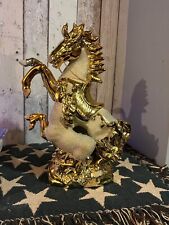 Gold horse ornament for sale  DARTFORD