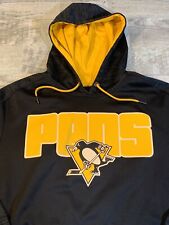 Moletom com capuz Pittsburgh Penguins masculino grande preto Majestic Thermabase NHL hóquei, usado comprar usado  Enviando para Brazil