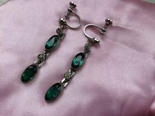 antique emerald earrings for sale  BRENTWOOD