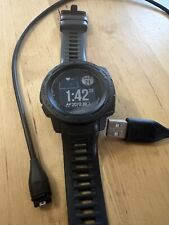 Garmin Instinct Rugged GPS Smart Watch Graphite Hiking Outdoors Running Cycling, used for sale  Shipping to South Africa