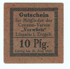 Lössnitz erzgeb 1921 gebraucht kaufen  Deutschland