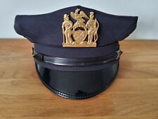 HAT CAP NYPD NEW YORK POLICE INSPECTOR Hat Excellent Condition , used for sale  Shipping to South Africa
