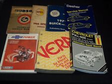Lote de 7 manuales de servicio de automóviles 1956-1990 - tapa blanda - kd 2015 segunda mano  Embacar hacia Argentina