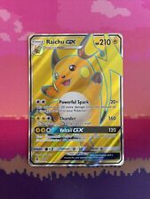 Pokemon Card Raichu GX SM90 Ultra Raro Black Star Promo Estado Quase Perfeito comprar usado  Enviando para Brazil