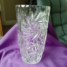 Lead crystal vase for sale  YORK