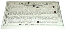 Pullman palace car for sale  Garden City