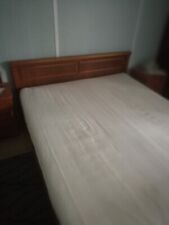 sypialnia łóżko w kolorze machoń 160cm na 200cm w stanie dobrym na sprzedaż  PL